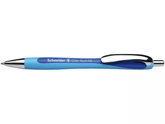Een Balpen Schneider Slider Rave extra breed donkerblauw koop je bij KantoorProfi België BV
