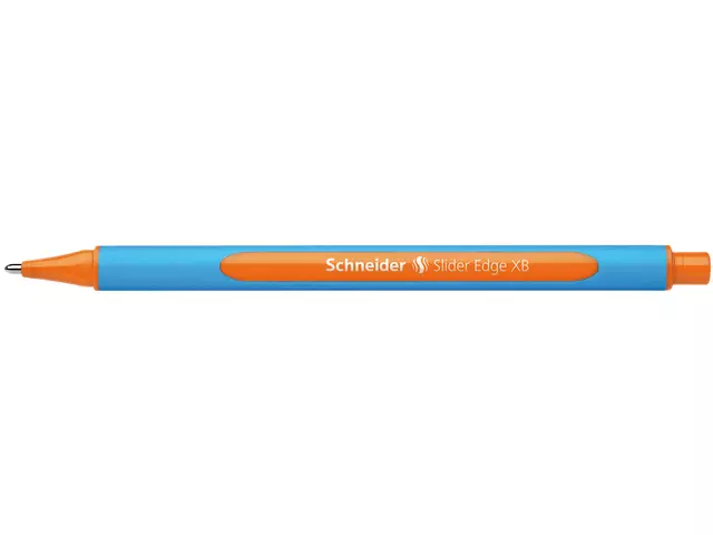 Een Balpen Schneider Slider Edge extra breed oranje koop je bij KantoorProfi België BV