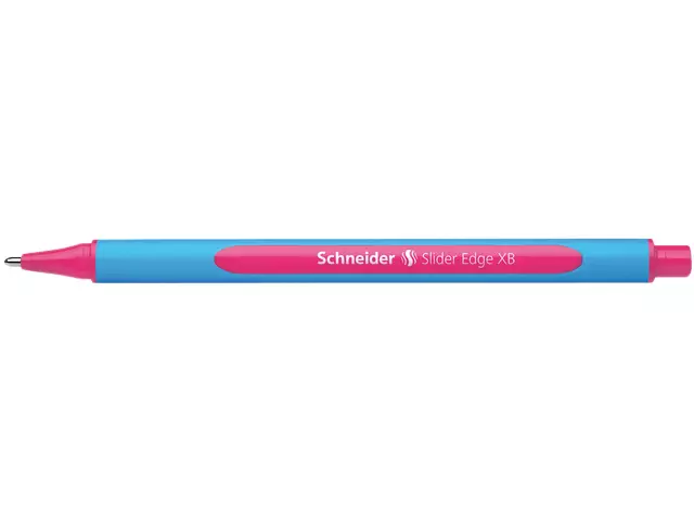 Een Balpen Schneider Slider Edge extra breed roze koop je bij KantoorProfi België BV