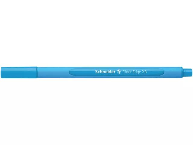 Een Balpen Schneider Slider Edge extra breed lichtblauw koop je bij KantoorProfi België BV