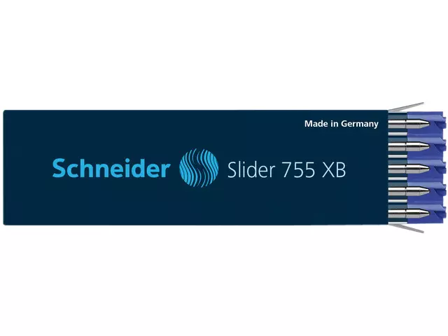 Een Balpenvulling Schneider 755 Slider Jumbo extra breed blauw koop je bij KantoorProfi België BV