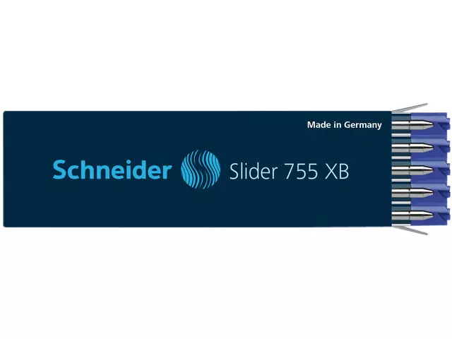 Een Balpenvulling Schneider 755 Slider Jumbo extra breed blauw koop je bij Omnia 4 Office