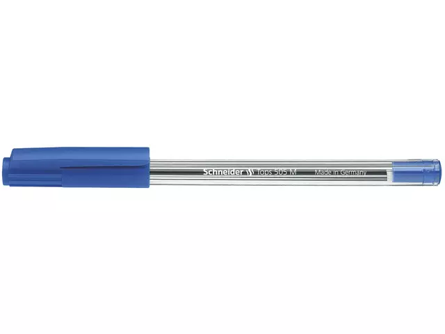 Een Balpen Schneider Tops 505 medium blauw koop je bij KantoorProfi België BV