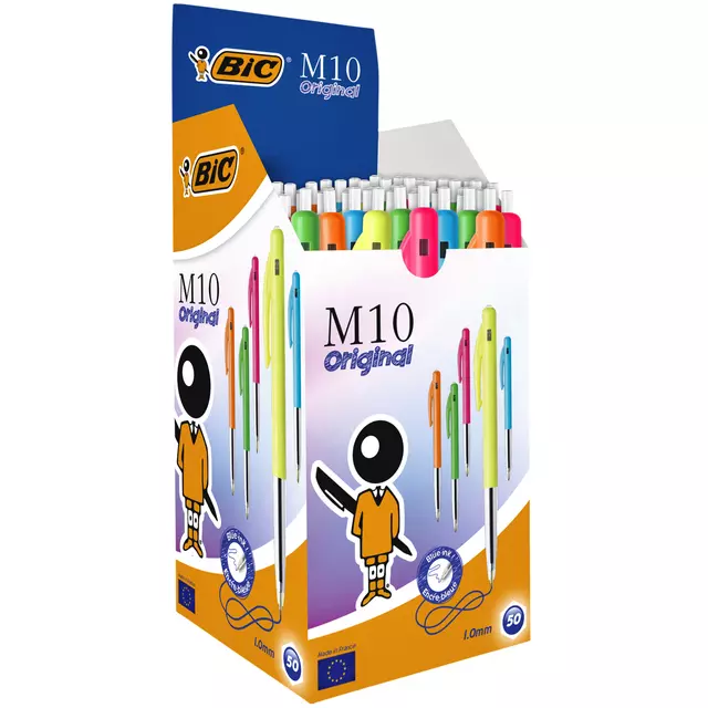 Een Balpen Bic M10 Colors Limited Edition medium assorti koop je bij KantoorProfi België BV