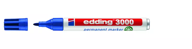 Een Viltstift edding 3000 rond 1.5-3mm blauw koop je bij EconOffice