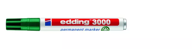 Een Viltstift edding 3000 rond 1.5-3mm groen koop je bij Unimark Office B.V.