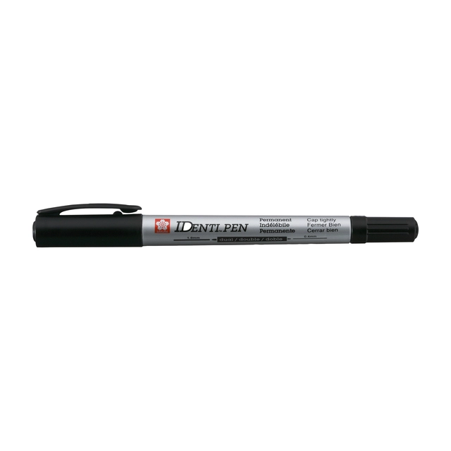 Een Viltstift Sakura IDenti-pen multifunctioneel zwart koop je bij Unimark Office B.V.