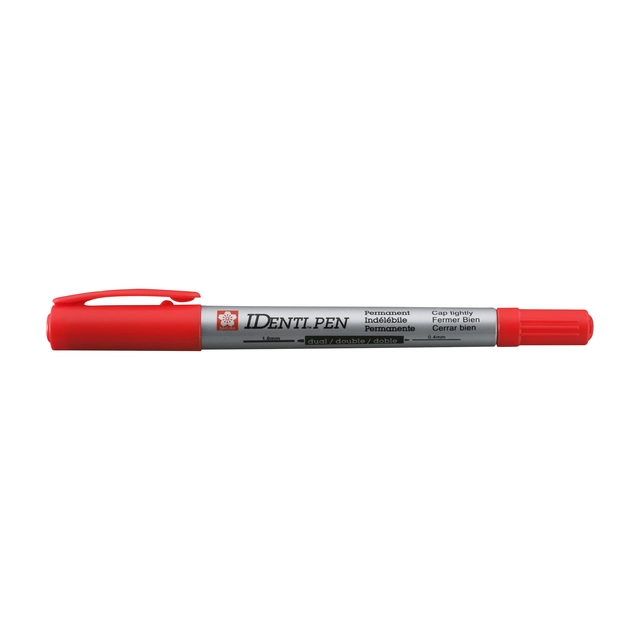 Een Viltstift Sakura IDenti-pen multifunctioneel rood koop je bij Unimark Office B.V.