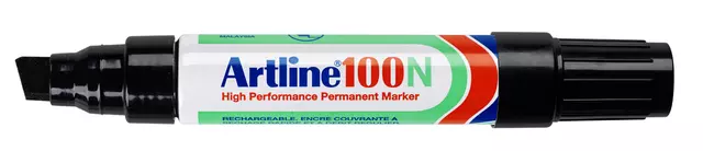 Een Viltstift Artline 100 schuin 7.5-12mm zwart koop je bij EconOffice