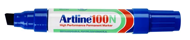 Een Viltstift Artline 100 schuin 7.5-12mm blauw koop je bij L&N Partners voor Partners B.V.