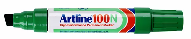 Een Viltstift Artline 100 schuin 7.5-12mm groen koop je bij EconOffice