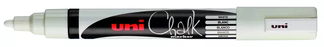 Een Krijtstift Uni-ball chalk rond 1.8-2.5mm wit koop je bij Totaal Kantoor Goeree