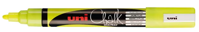 Een Krijtstift Uni-ball chalk rond 1.8-2.5mm fluor geel koop je bij EconOffice