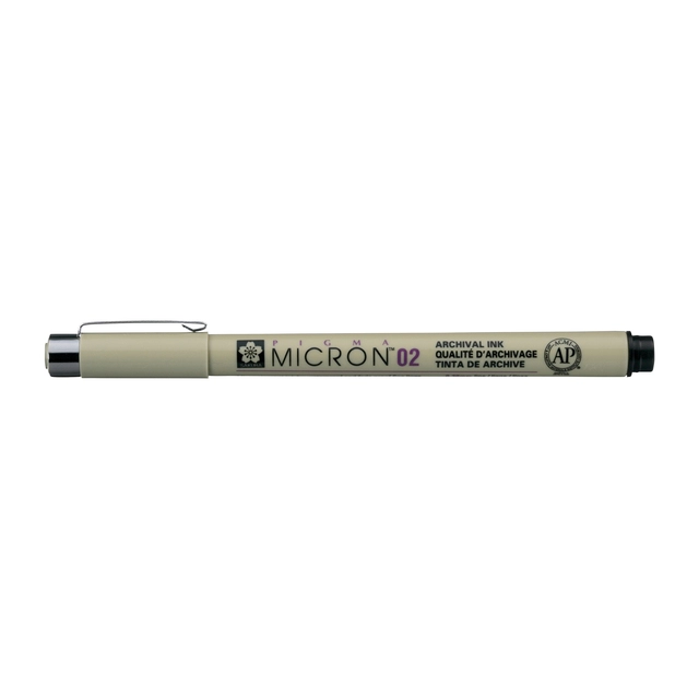 Een Fineliner Sakura Pigma Micron 02 0.3mm zwart koop je bij L&N Partners voor Partners B.V.