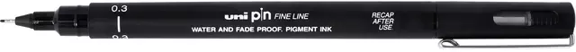 Een Fineliner Uni-ball Pin 0.3mm zwart koop je bij EconOffice