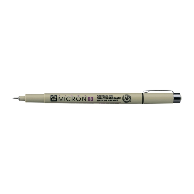 Een Fineliner Sakura Pigma Micron 03 0.35mm zwart koop je bij EconOffice