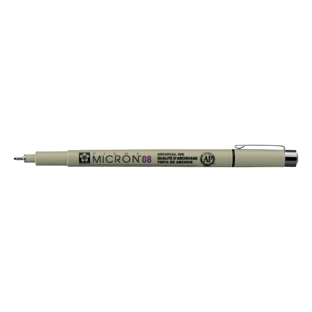 Een Fineliner Sakura Pigma Micron 08 0.5mm zwart koop je bij Omnia 4 Office