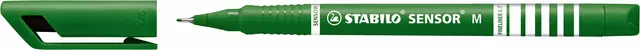 Een Fineliner STABILO Sensor 187/36 medium groen koop je bij Tonerinktshop