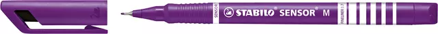 Een Fineliner STABILO Sensor 187/58 lilas koop je bij QuickOffice BV