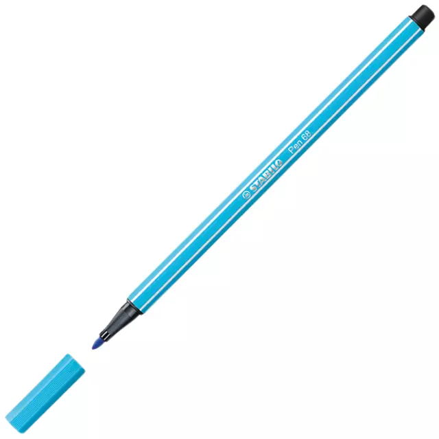 Een Viltstift STABILO Pen 68/30 Arty medium assorti blik à 30 stuks koop je bij Van Leeuwen Boeken- en kantoorartikelen