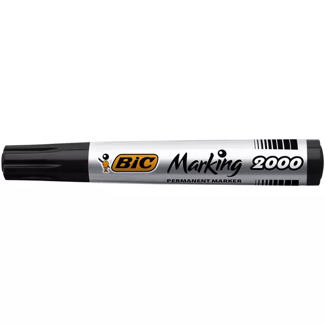Een Viltstift Bic 2000 ecolutions rond large zwart koop je bij Van Hoye Kantoor BV