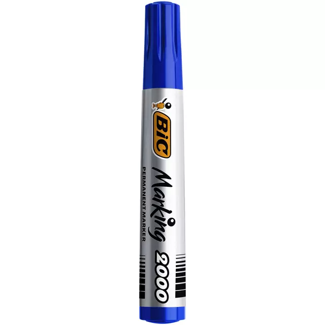 Een Viltstift Bic 2000 ecolutions rond large blauw koop je bij Van Hoye Kantoor BV