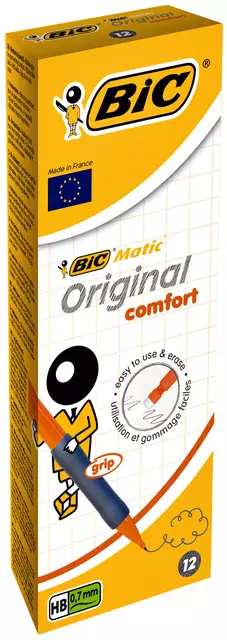 Een Vulpotlood Bic Matic original comfort grip HB 0.7mm koop je bij Totaal Kantoor Goeree