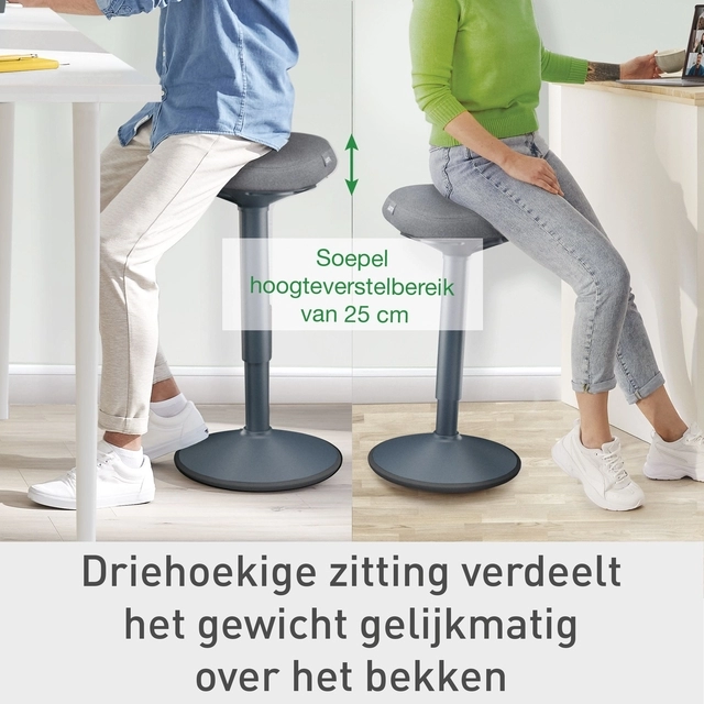 Een Actieve stakruk Leitz Ergo met comfortzitting koop je bij KantoorProfi België BV