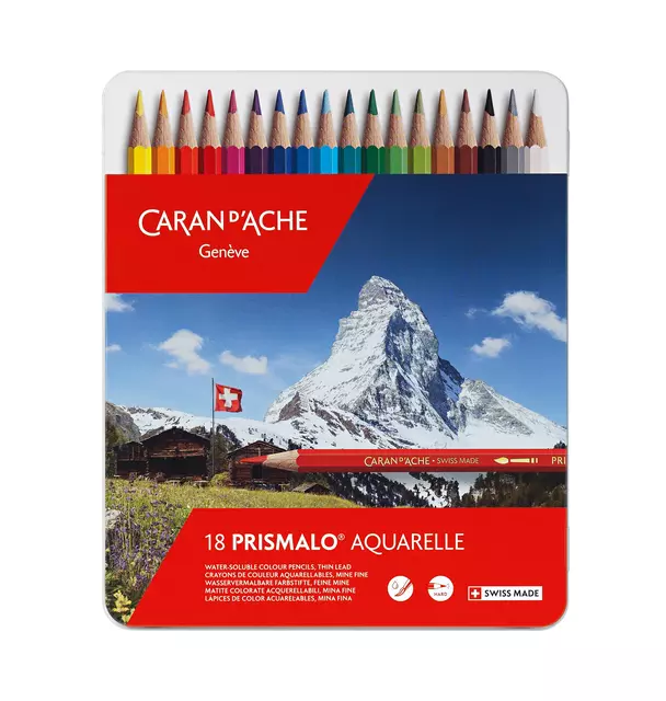 Een Kleurpotloden Caran d'Ache Prismalo 18 stuks assorti koop je bij EconOffice