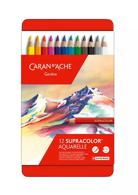Een Kleurpotloden Caran d'Ache Supracolor 12stuks assorti koop je bij EconOffice