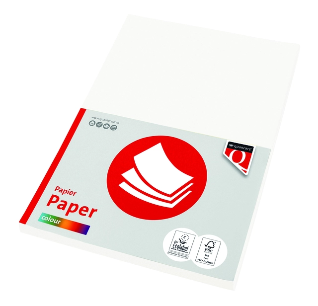 Een Kopieerpapier Quantore Colour A4 120gr wit 100vel koop je bij MegaOffice