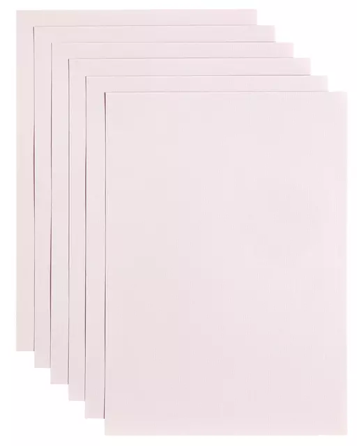 Kopieerpapier Papicolor A4 200gr 6vel lichtroze