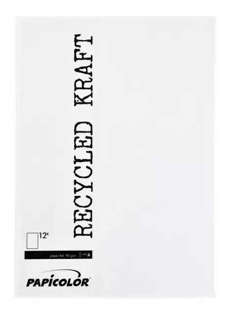 Een Kopieerpapier Papicolor A4 90gr 12vel kraft wit koop je bij KantoorProfi België BV