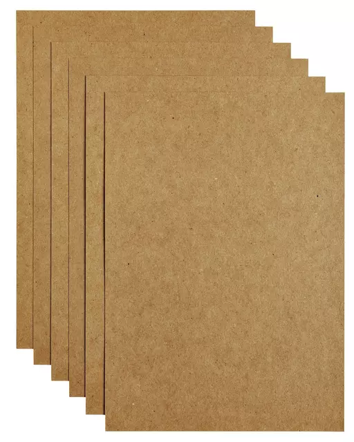 Een Kopieerpapier Papicolor A4 220gr 6vel kraft bruin koop je bij Van Leeuwen Boeken- en kantoorartikelen