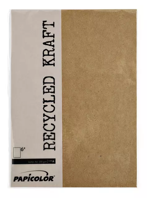Een Kopieerpapier Papicolor A4 100gr 12vel kraft bruin koop je bij KantoorProfi België BV