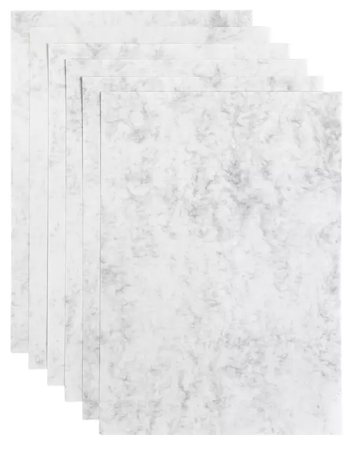 Een Kopieerpapier Papicolor A4 200gr 6vel marble grijs koop je bij Goedkope Kantoorbenodigdheden
