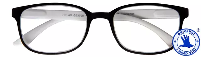 Een Leesbril I Need You +1.00 dpt Relax zwart-wit koop je bij EconOffice