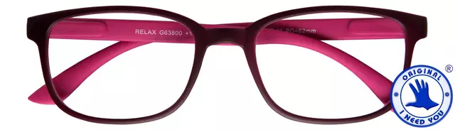Een Leesbril I Need You +1.00 dpt Relax rood-roze koop je bij KantoorProfi België BV