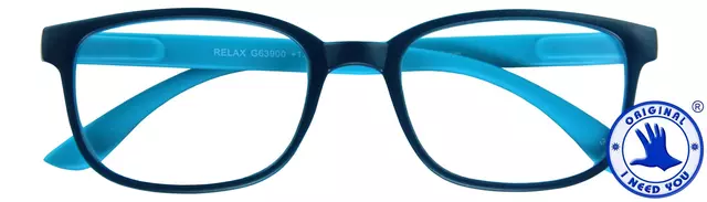 Een Leesbril I Need You +1.00 dpt Relax blauw-lichtblauw koop je bij L&N Partners voor Partners B.V.