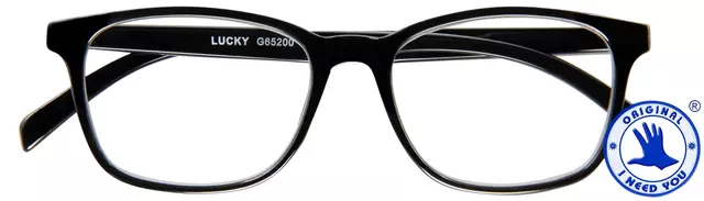 Een Leesbril I Need You +2.50 dpt Lucky zwart koop je bij KantoorProfi België BV