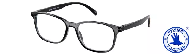 Een Leesbril I Need You +2.00 dpt Lucky grijs-zwart koop je bij EconOffice