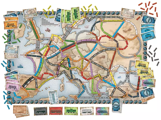 Een Jeu Ticket To Ride Europe NL koop je bij Van Hoye Kantoor BV