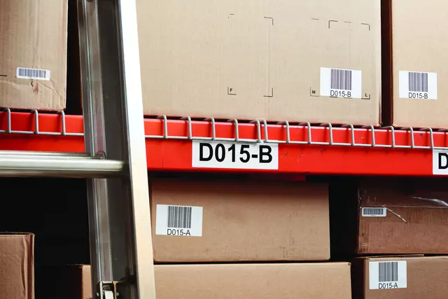 Een Etiket Dymo LabelWriter industrieel 25x54mm 1 rol á 160 stuks wit koop je bij Van Leeuwen Boeken- en kantoorartikelen