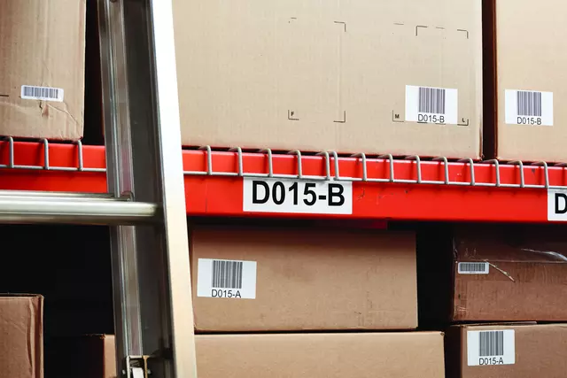 Een Etiket Dymo LabelWriter industrieel 59x102mm 1 rol á 300 stuks wit koop je bij Van Leeuwen Boeken- en kantoorartikelen