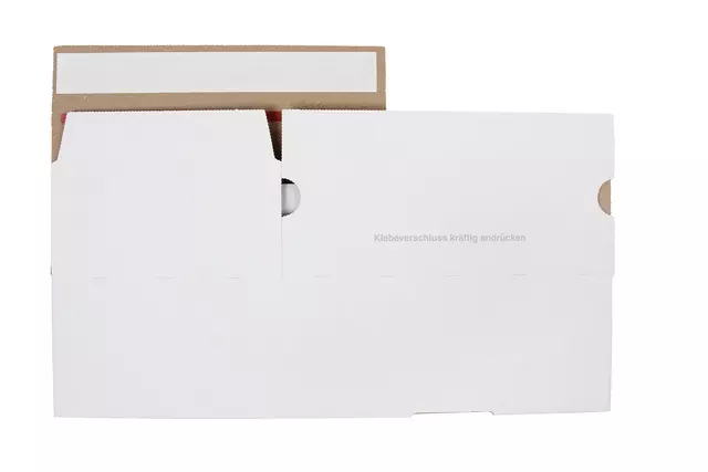 Een Postpakketbox IEZZY 2 200x140x80mm wit koop je bij Van Hoye Kantoor BV