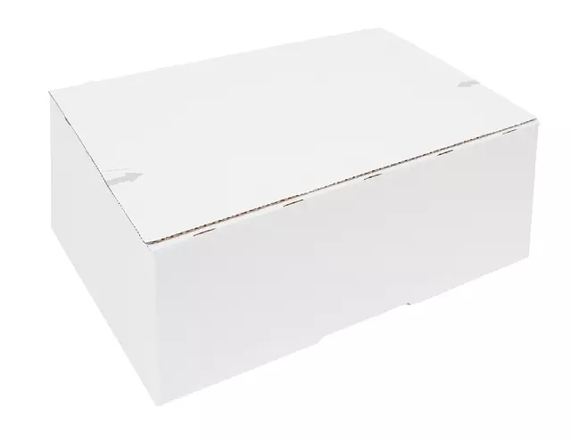 Een Postpakketbox IEZZY 4 305x215x110mm wit koop je bij MV Kantoortechniek B.V.