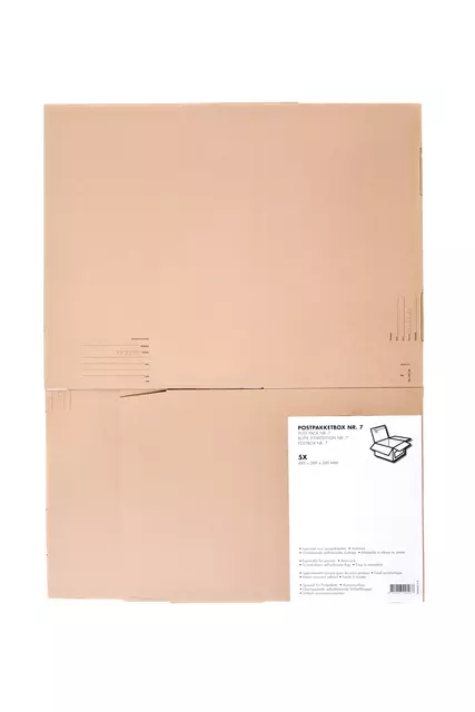Een Postpakketbox IEZZY 7 485x369x269mm wit koop je bij MV Kantoortechniek B.V.