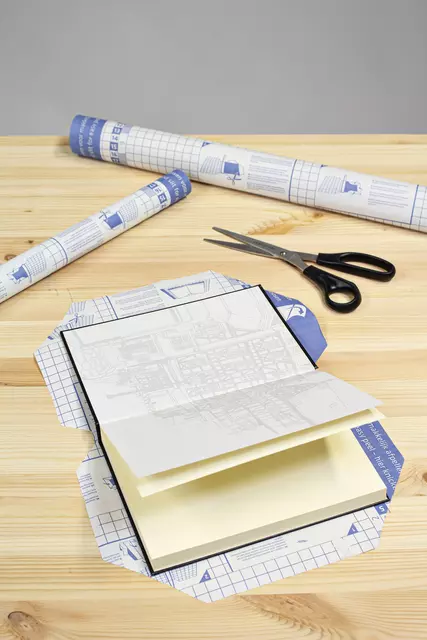Een Kaftfolie Boeklon 33cmx2.5m zelfklevend transparant koop je bij EconOffice