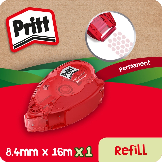 Een Lijmroller Pritt Compact permanent 10m koop je bij Unimark Office B.V.