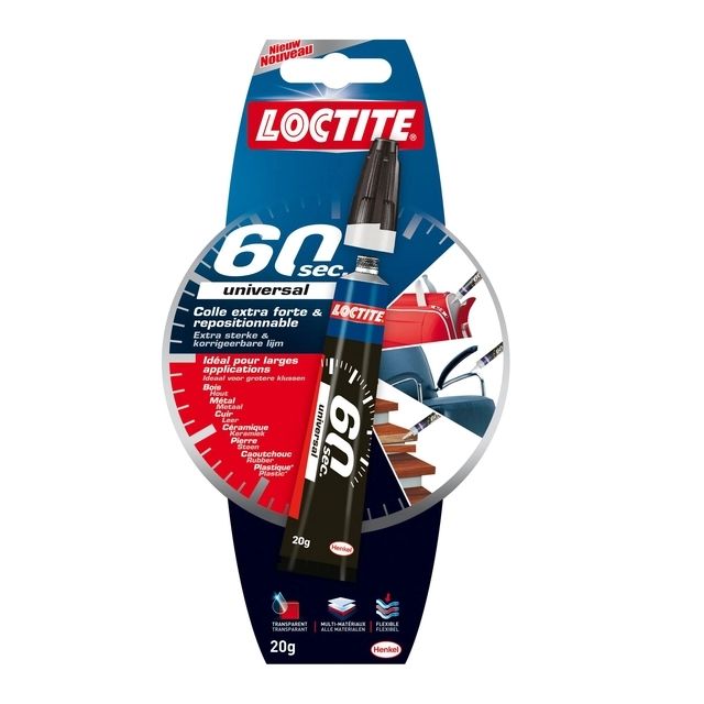 Een Alleslijm Loctite 60 seconden tube 20 gram koop je bij Ziffo Kantoorcentrum BV